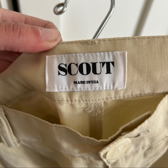 SCOUT Goods the Shorts - Khaki Tencel Sz 6 - Picture 4 of 6